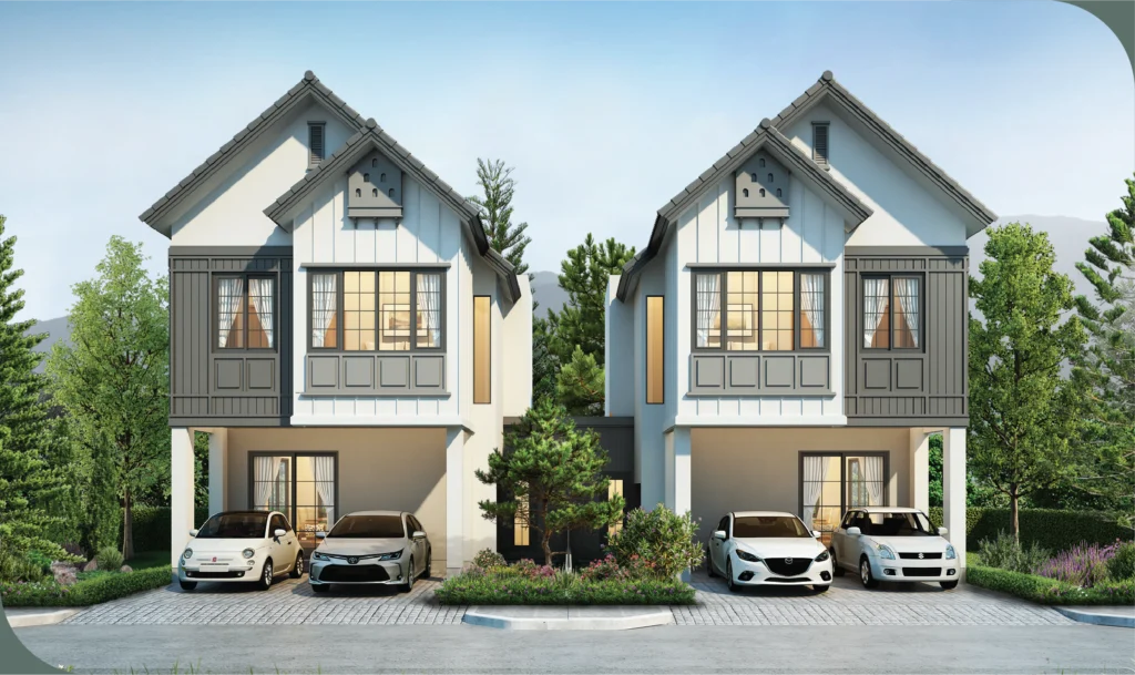 บ้านเดซี่ (DAISY) บ้านแฝดสไตล์ Modern Farmhouse โครงการบีลีฟ วงแหวน-สันกำแพง 2